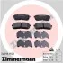 Колодки гальмівні дискові ЗАДН KIA SORENTO 2.2CRDI 2015- ZIMMERMANN 24599.155.1 (фото 1)