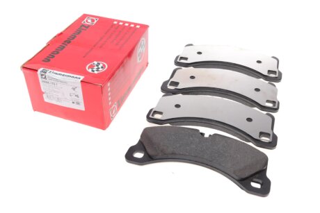 Колодки гальмівні дискові ПЕРЕДН PORSCHE CAYENNE 3.0-4.8 2010-,PANAMERA 3.6 4.8 09-;VW TOUAREG 5.0 -ua ZIMMERMANN 24685.170.1