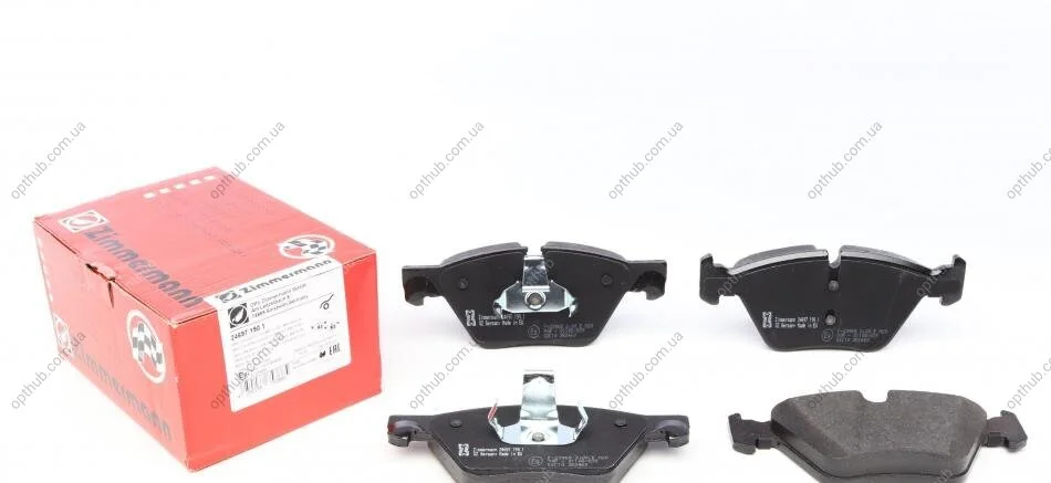 Колодки гальмівні (передні) BMW 5 (F10/F11) 09-16 (Ate-Teves) UA63 ZIMMERMANN 24697.190.1 (фото 1)