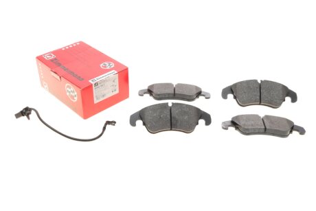 Колодки гальмівні (передні) Audi A4 07-18/A5 07-/Q5 13-17 (+датчик) (Lucas/TRW) UA63 ZIMMERMANN 24743.190.3