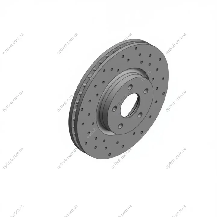 Диск гальмівний ПЕРЕДН SPORT Z FORD GALAXY 1.8-2.3 06-,MONDEO 1.6-2.5 07-,S-MAX 1.8-2.3 07- VOLVO -ua ZIMMERMANN 250.1365.52 (фото 1)