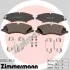 Колодки тормозные дисковые передние LANDROVER DISCOVERY III-IV 3.0 5.0 09-,RANGE ROVER III 3.6 06- 5. ZIMMERMANN 25022.185.2 (фото 1)