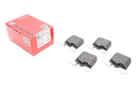 Колодки гальмівні (задні) BMW 1 (F20/F21)/ 3 (F30/F31/F34) 11- (Brembo) B37/B47/N13/N47/N55 UA63 ZIMMERMANN 25029.170.1