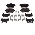 Колодки гальмівні дискові ЗАДН MB S-SERIES S300, S350, S400, S500 03/14-,SL-SERIES SL350, SL400, S ZIMMERMANN 25071.190.2 (фото 1)