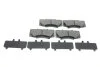 Колодки гальмівні дискові ПЕРЕДН TOYOTA HILUX III 2.5D-4D, 3.0D-4D 4WD 05- -ua ZIMMERMANN 25209.170.1 (фото 1)