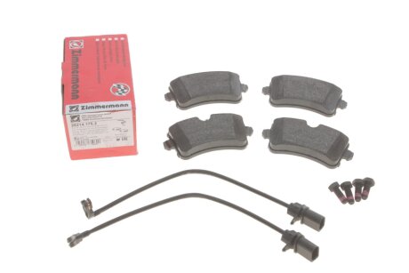 Колодки гальмівні (задні) Audi A4/A5/A6/A8 09- / A7 Sportback 13-18 (Lucas) (з датчиками) UA63 ZIMMERMANN 25214.175.2