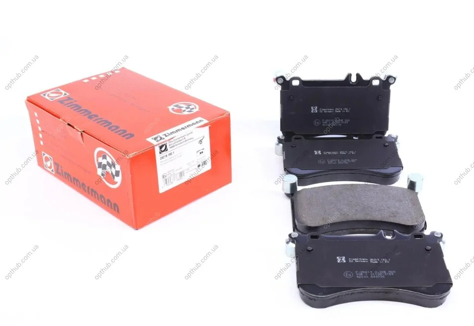 Колодки гальмівні (передні) MB E-class (W212/S212) 09- /S-class (W221/C216) 05-13 (Brembo) UA63 ZIMMERMANN 25219.180.1 (фото 1)