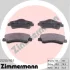 Колодки гальмівні дискові ПЕРЕДН CITROEN C4 CACTUS 1.2 2014-,PEUGEOT 308 II 1.2 1.6 2013- -ua ZIMMERMANN 25250.190.1 (фото 1)