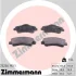 Колодки гальмівні дискові ПЕРЕДН CITROEN C4 CACTUS 1.2 2014-,PEUGEOT 308 II 1.2 1.6 2013- -ua ZIMMERMANN 25250.190.1 (фото 5)