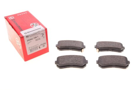 Колодки гальмівні дискові ЗАДН HYUNDAI ACCENT 1,4 1,5 1,6 05- I30 1,4 1,6 2,0 07- IX35 KIA CEED RI ZIMMERMANN 25292.155.1