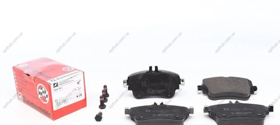 Колодки тормозные дисковые передние MERCEDES BENZ A-CLASS 2012 -, B-CLASS 2011 - ZIMMERMANN 25326.190.1 (фото 1)