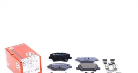 Колодки тормозные (задние) Kia Ceed/Rio III/Hyundai Accent/Tucson/i20/i30/i40 10-(Akebono)(з а UA63 ZIMMERMANN 25337.160.2