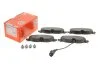 Колодки гальмівні (передні) VW Golf VII/VIII/Passat/Seat Leon 12- (TRW) (з датчиком) UA63 ZIMMERMANN 25683.200.2 (фото 1)
