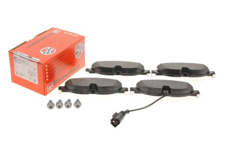 Колодки гальмівні (передні) VW Golf VII/VIII/Passat/Seat Leon 12- (TRW) (з датчиком) UA63 ZIMMERMANN 25683.200.2