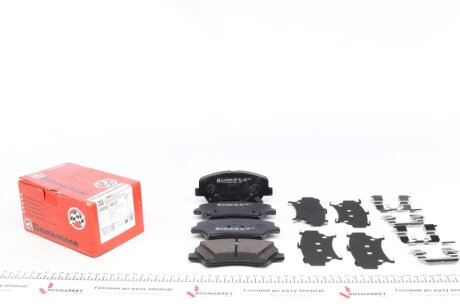 Колодки гальмівні дискові ПЕРЕДН HYUNDAI VELOSTER 1.6I 16V GDI 11/03- ZIMMERMANN 25692.180.2