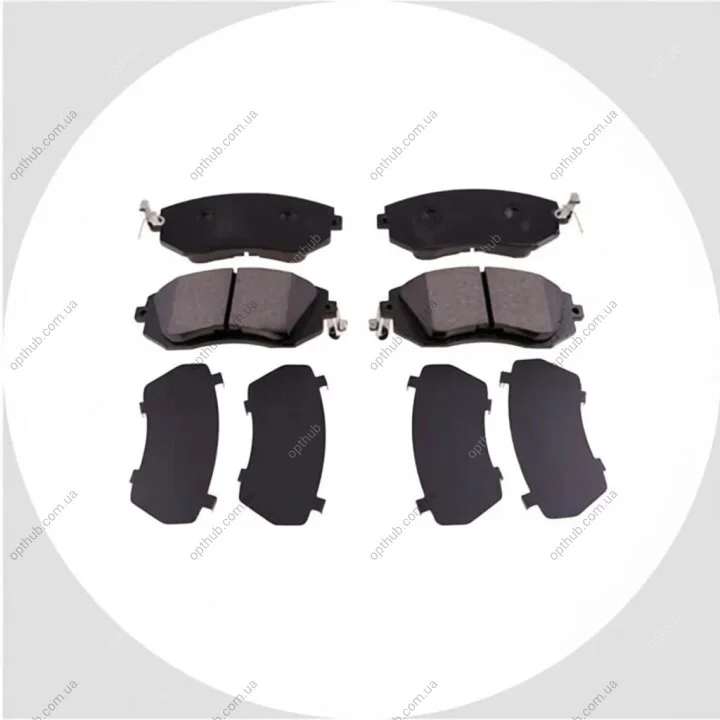 Колодки гальмівні дискові ПЕРЕДН SUBARU FORESTER 01-, IMPREZA 00-, LEGACY 03- ZIMMERMANN 25760.170.1 (фото 1)