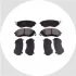 Колодки гальмівні дискові ПЕРЕДН SUBARU FORESTER 01-, IMPREZA 00-, LEGACY 03- ZIMMERMANN 25760.170.1 (фото 1)