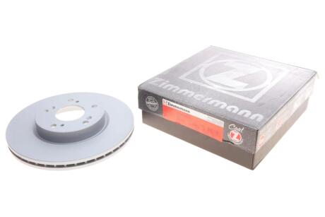 Диск гальмівний (передній) Honda Civic 05- (282x23) (з покриттям) (вентильований) UA63 ZIMMERMANN 280.3171.20