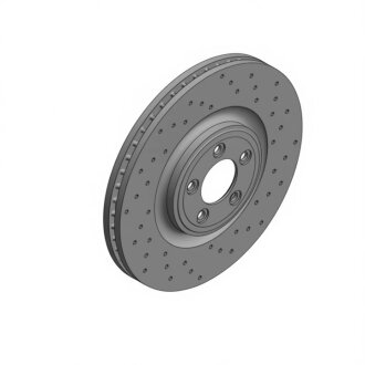 Диск гальмівний ПЕРЕДН SPORT Z JAGUAR XF XJ XK 3.0D-5.0 V8 08- ZIMMERMANN 290.2264.52