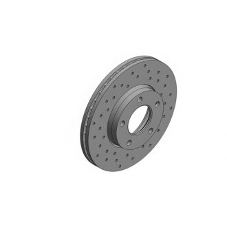 Диск тормозной передний SPORT Z MAZDA 3 [BK] 07.2003, 5 [CR] 02.2005-, AXELA 10.2003- ZIMMERMANN 370.3076.52