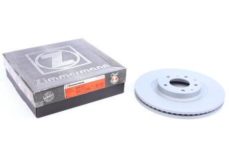 Диск гальмівний (передній) Mazda CX-7/CX-9 06- (320x28) (з покриттям) (вент.) UA63 ZIMMERMANN 370.3088.20