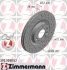 Диск тормозной передний SPORT Z MAZDA CX-7 2.2 2.3 07-,CX-9 3.5 3.7 07- ZIMMERMANN 370.3088.52 (фото 1)