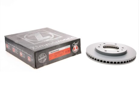 Диск гальмівний ПЕРЕДН MITSUBISHI L200 2.5 DI-D 05- ZIMMERMANN 380.2172.20