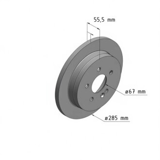 Диск гальмівний ZIMMERMANN 400.3604.20