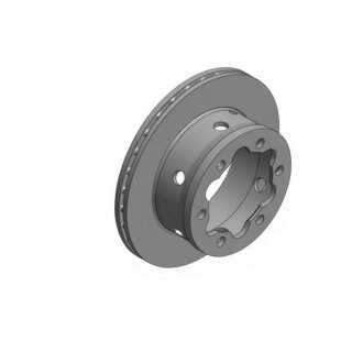 Диск гальмівний (задній) MB Sprinter 408-416/VW LT 46 96- (285x22) (з покриттям) (вентил.) UA63 ZIMMERMANN 400.3605.20