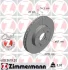 Диск тормозной (передний) MB E-class (W211/S211) 02-09 (295x28) (с покрытием) (вентил.) UA63 ZIMMERMANN 400.3619.20 (фото 7)