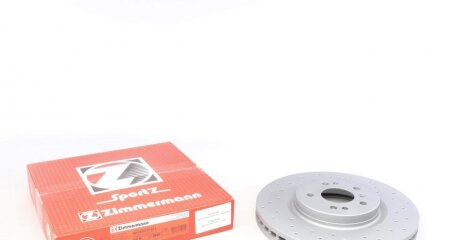 Диск гальмівний ПЕРЕДН SPORT Z MB M-CLASS(W164) 07/05- R-CLASS(W251,V251) 01/06- ZIMMERMANN 400.3648.52