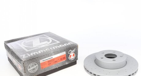 Диск гальмівний ПЕРЕДН MERCEDES C CLASS SPORT PACKAGE C180-C280 07- ZIMMERMANN 400.3665.20