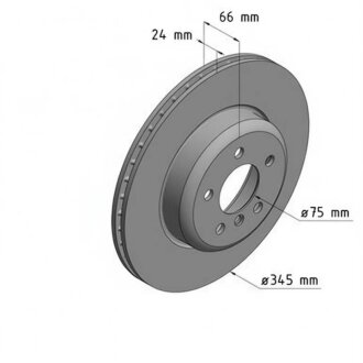 Диск гальмівний ЗАДН MERCEDES-BENZ M-CLASS (W166) 06/11- ZIMMERMANN 400.3687.20