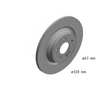 Диск гальмівний ZIMMERMANN 400.5545.20