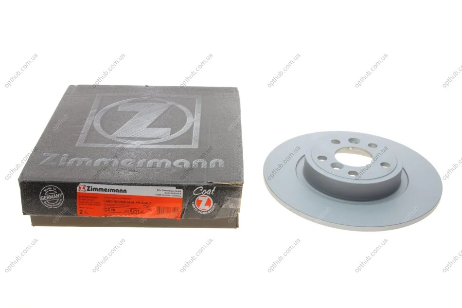 Диск гальмівний LANDROVER DISCOVERY SPORT 2.0 2.2 2014- -ua ZIMMERMANN 450.5211.20 (фото 1)