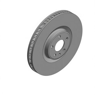 Диск тормозной ПРАВЫЙ PORSCHE MACAN 2.0-3.6 2014- D=360MM ZIMMERMANN 460.1555.20