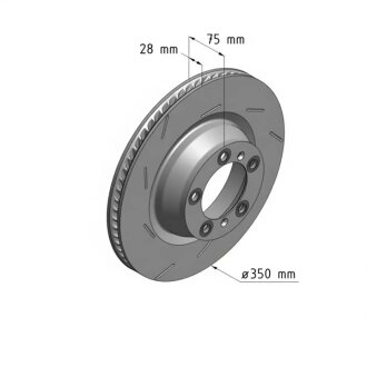 Диск гальмівний PORSCHE PANAMERA 4.8 2009-2016 -ua ZIMMERMANN 460.1587.20