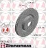 Диск гальмівний ПЕРЕДН SPORT Z SUBARU LEGACY IV 2.0-3.0 03-,OUTBACK 3.6R 09- -ua ZIMMERMANN 530.2464.52 (фото 1)