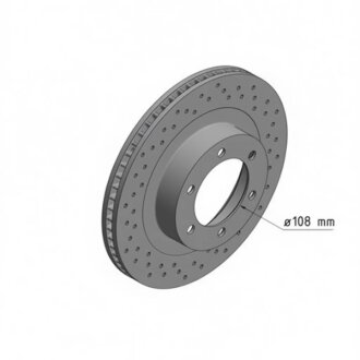 Диск гальмівний ZIMMERMANN 590.2586.52