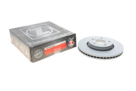 Диск тормозной (передний) Toyota Auris 07-/Avensis 09- (295x26) (с покрытием) (вентилированный) UA63 ZIMMERMANN 590.2803.20