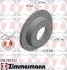 Диск гальмівний ЗАДН SPORT Z TOYOTA LAND C 90/95 2.7-3.4 96-02, 120 2.7-4.0 03-,LAND C PRADO 2.7-4 -ua ZIMMERMANN 590.2807.52 (фото 1)