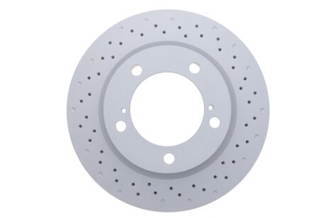 Диск гальмівний (передній) Toyota Land Cruiser 200/Lexus LX 07- (340х32) (з покриттям) (з (opt-om) ZIMMERMANN 590.2816.52