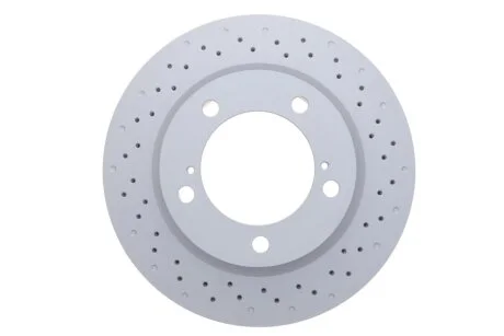 Диск тормозной (передний) Toyota Land Cruiser 200/Lexus LX 07-(340х32) (с покрытием) (с (opt-om) ZIMMERMANN 590.2816.52