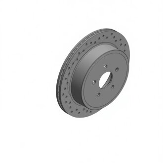 Диск гальмівний ЗАДН SPORT Z ПЕРФОР-ЫЙ ВЕНТИЛ-ЫЙ SUBARU OUTBACK 09/09- -ua ZIMMERMANN 590.2826.52