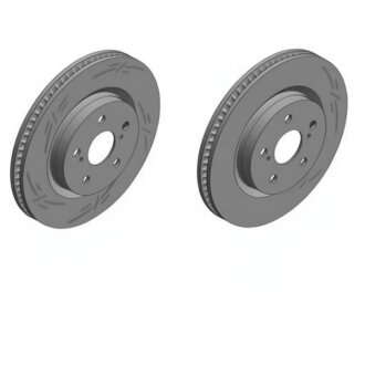 Диск гальмівний ПЕРЕДН С КАНАВКАМИ ЧЕРНЫЙ TOYOTA RAV 4 V 2.0 18-,CAMRY 2.0 2.5 17-,C-HR 2.0 018-, ZIMMERMANN 590.2840.53