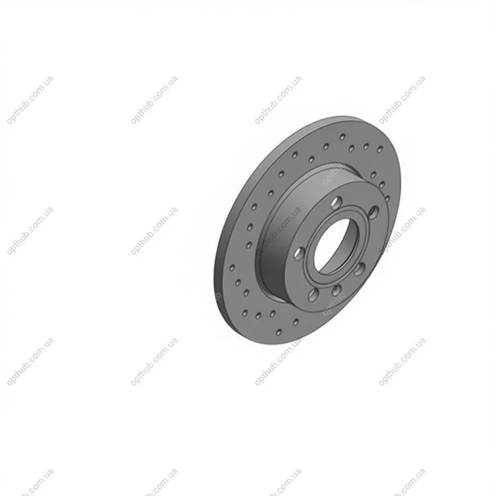 Диск гальмівний ЗАДН SPORT Z AUDI A3 01.2006-,SKODA OCTAVIA 06.2004-,VW CADDY III/GOLF V/GOLF V VA -ua ZIMMERMANN 600.3222.52 (фото 1)
