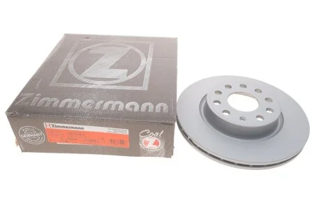 Диск гальмівний (передній) Audi A3/Skoda Octavia II/VW Caddy/Golf V 04- (280x22)(з покриттям) UA63 ZIMMERMANN 600.3233.20