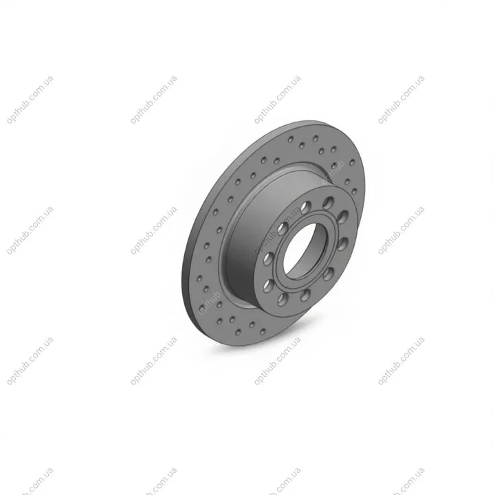 Диск гальмівний ЗАДН SPORT Z SEAT ALTEA XL 10/06- LEON 05/05- TOLEDO 04/04-,SKODA OCTAVIA 02/04-, ZIMMERMANN 600.3234.52 (фото 1)