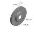 Диск гальмівний ПЕРЕДН SPORT Z FORD GALAXY 08-,S-MAX 06-;LAND ROVER 3.2 06-;VOLVO S60 10-,S80 V60 -ua ZIMMERMANN 610.3711.52 (фото 1)